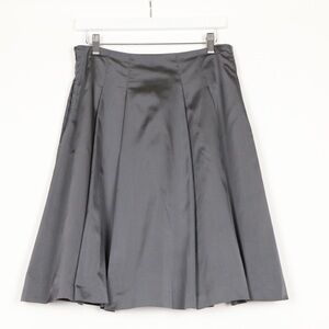 Moschino Silk Pleated Skirt